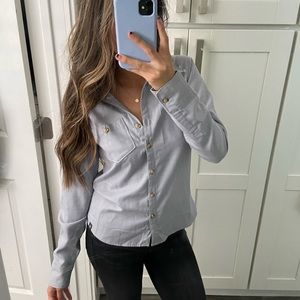 NORTH FACE BUTTON UP